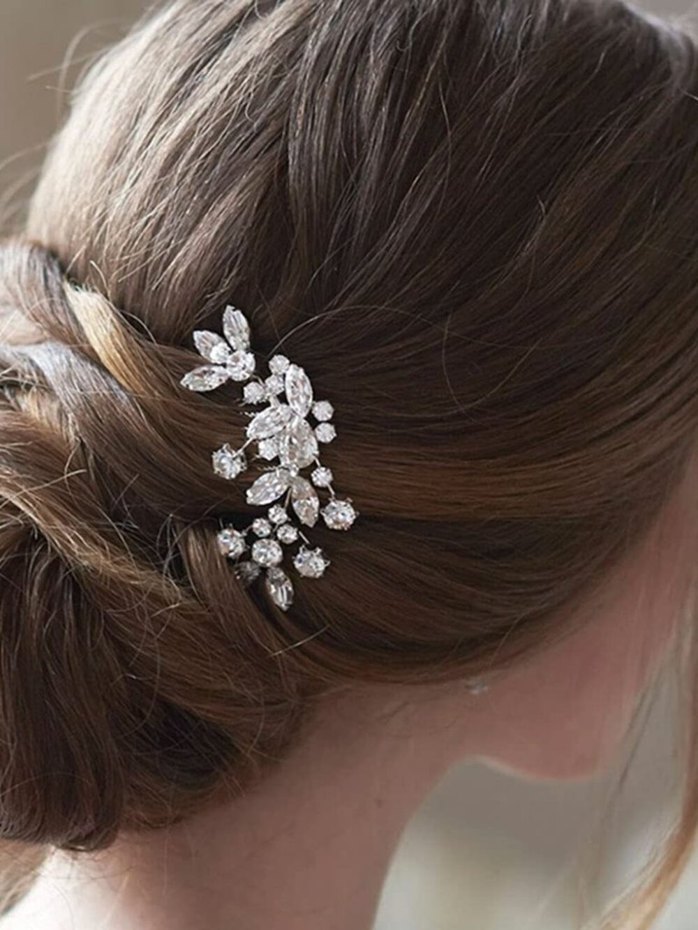 Bridal Hair Comb Wedding Hair Accessories Rhinestone Hair Clip